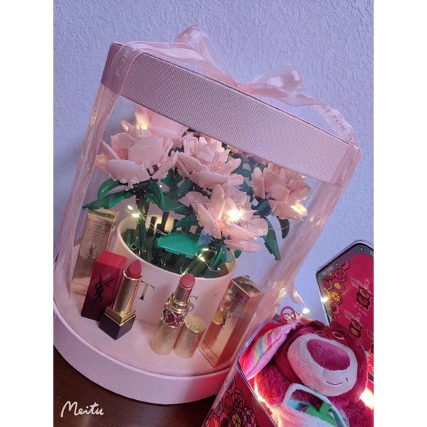 Hộp hoa lego tặng ny - order 2 tuần