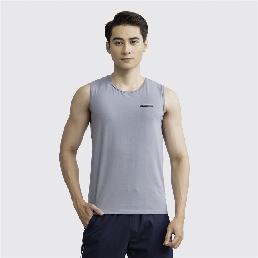 Áo tank top basic ARISTINO thiết kế 4 màu khỏe khoắn,  chất liệu  mềm nhẹ, thấm hút mồ hôi -  ATT003S3