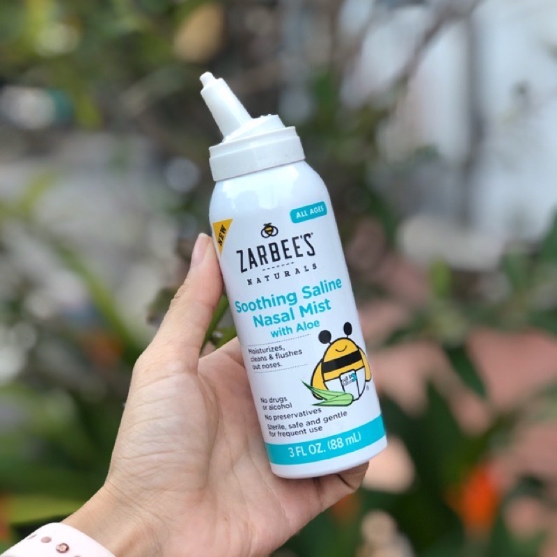 Xịt mũi lô hội đẩy đờm Zarbees