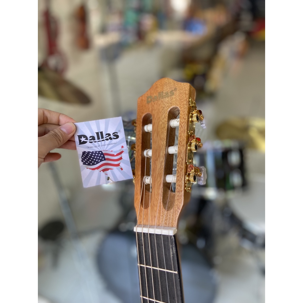 Đàn guitar classic Dallas DL-39CE chính hãng có EQ 7545