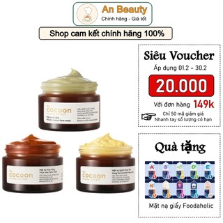 Mặt nạ cocoon: bí đao , nghệ , hoa hồng & thạch hoa hồng 30ml - 100ml