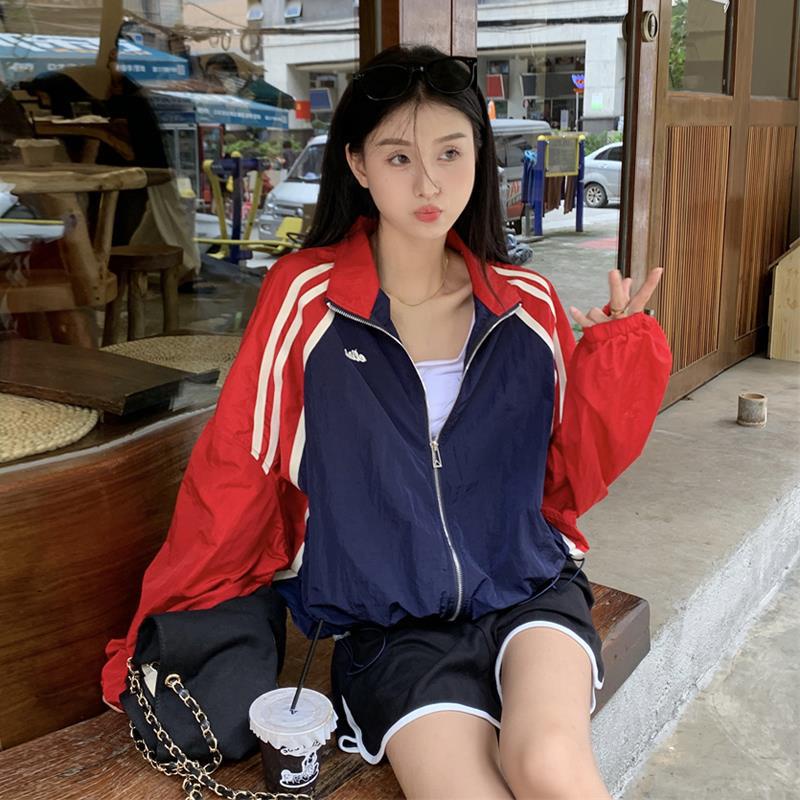 Áo Khoác Bóng Chày Phong Cách Retro Thời Trang Cho Nữ