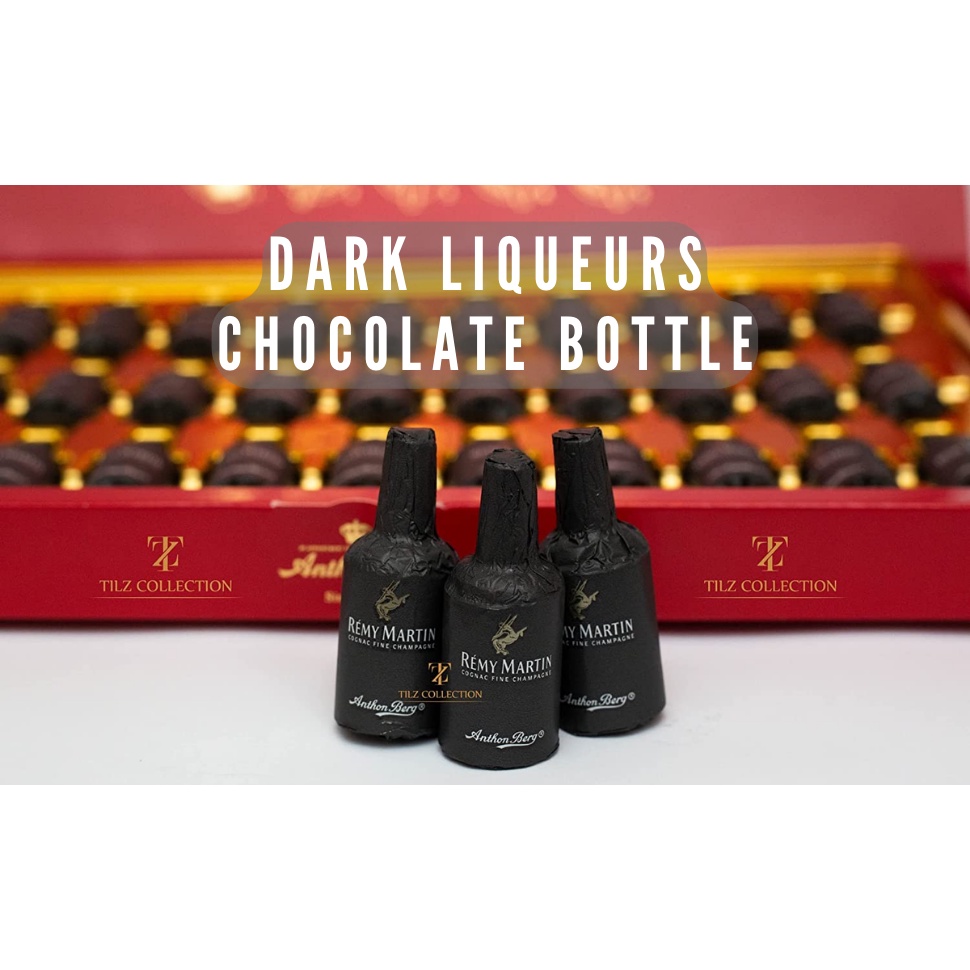 Chocolate rượu Anthon Berg 11/2023 Liquor Filled Dark Chocolate Remy Martin Bottles - EDS Mart