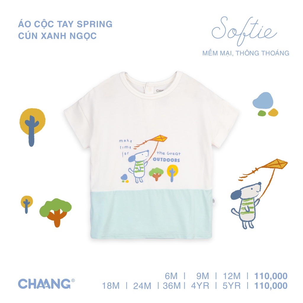 [CHAANG] Áo cộc tay Spring bé trai