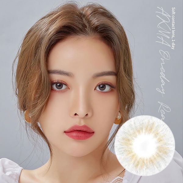 lens 1 ngày kính áp tròng REAL FIT có cận Hàn Quốc DABAE | hãng Lens-Me