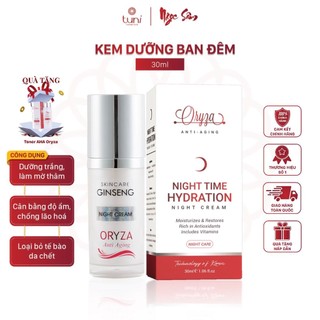Kem dưỡng Oryza đêm, dưỡng trắng cấp ẩm cho da 30ml