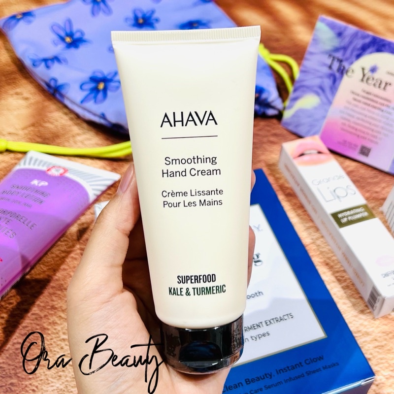 Kem dưỡng da tay AHAVA Smoothing Hand Cream in Kale & Turmeric