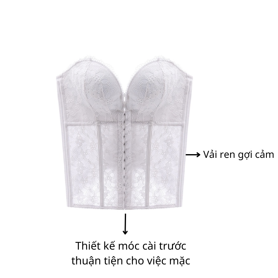 Áo corset nâng ngực, định hình eo thon gon