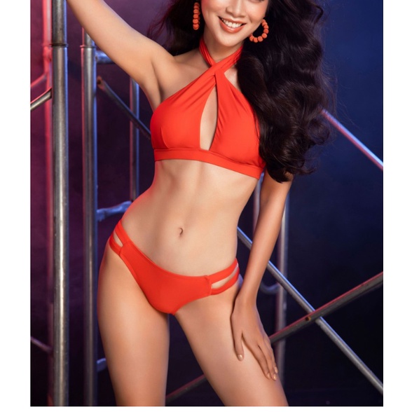 Đồ bơi Nữ BIKINI PASSPORT kiểu hai mảnh quần 2 dây, áo yếm