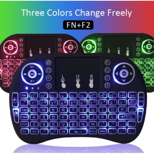 Siêu Hót!!!Bàn phím kèm chuột thông minh I8 kết nối không dây mini keyboard đa năng, tivi, máy tính bảng, laptop...