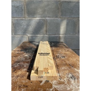 Thanh gỗ thông vuông 2 x 2cm; 3 x 3cm nhập khẩu