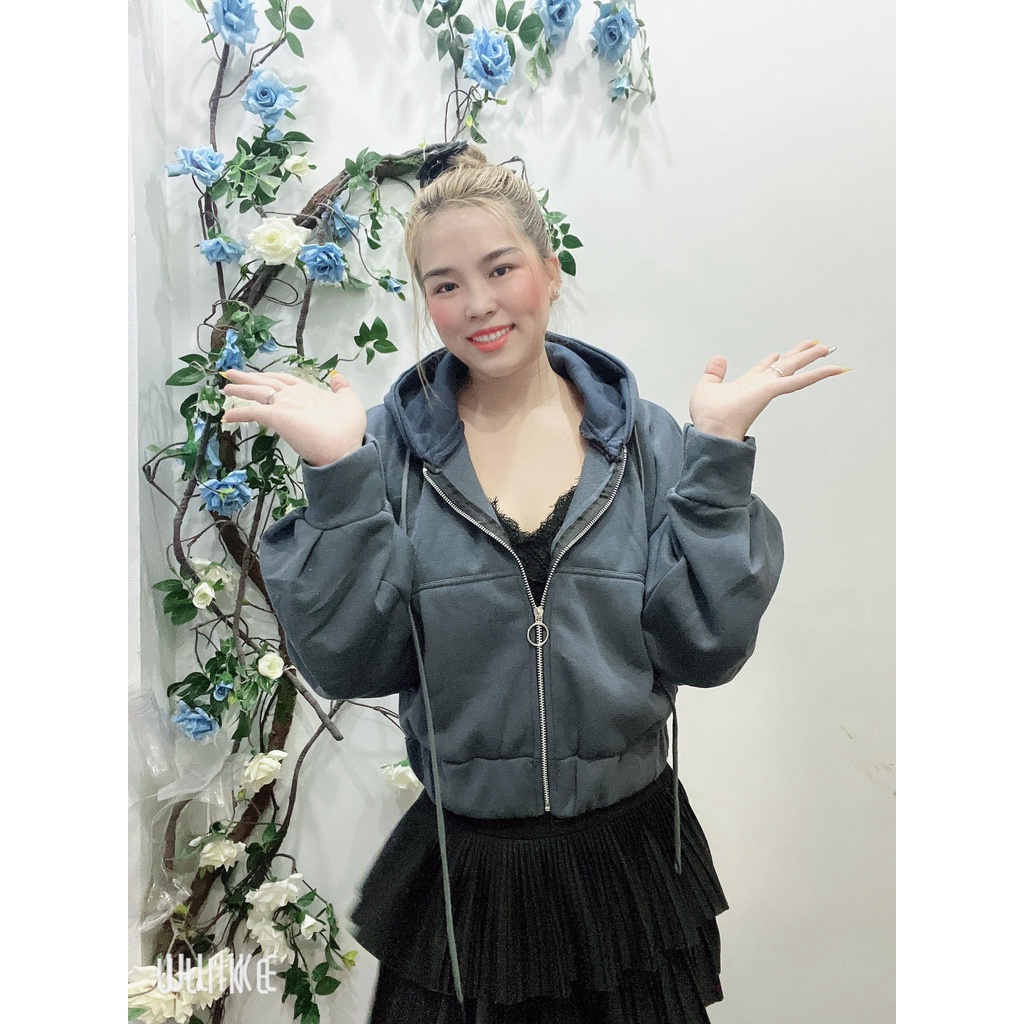 ÁO KHOÁT NỈ TRƠN FORM LỬNG THỜI TRANG SIÊU DỄ THƯƠNG