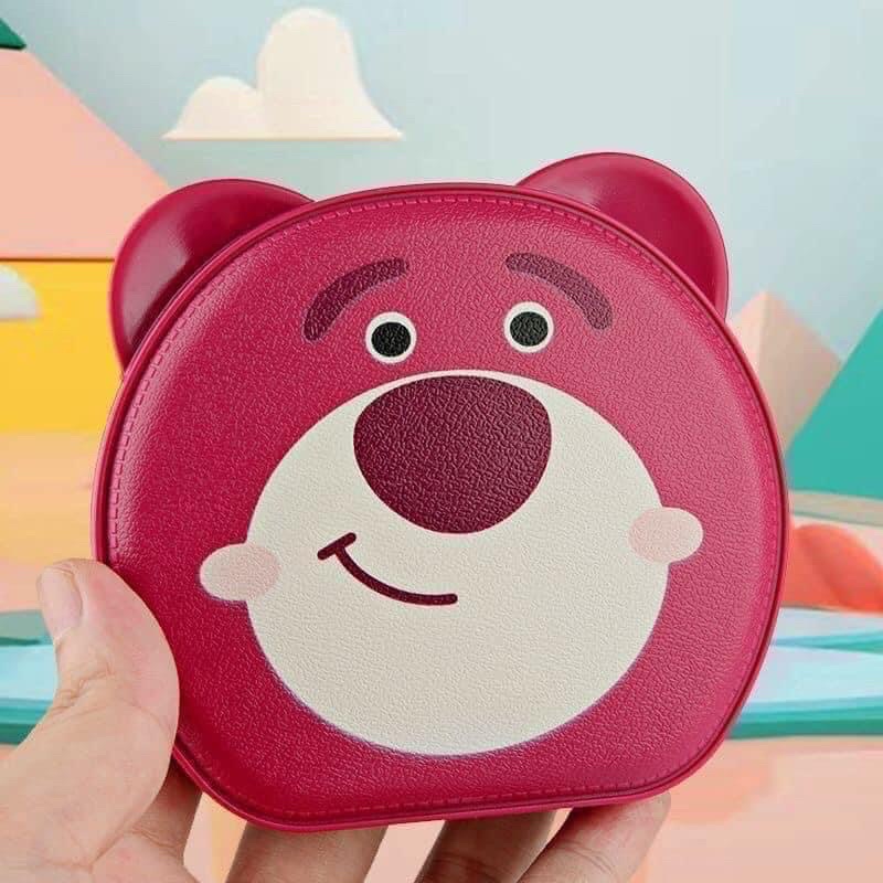 Sạc Dự Phòng Gấu Dâu Lotso Strawberry Toy Story 20000mah
