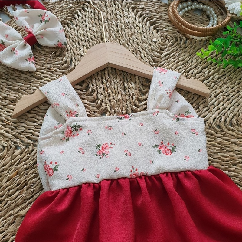 Bodysuit Nơ To Chất Đũi Xốp 𝐍𝐇𝐈́𝐌 𝐗𝐔̀ 𝐊𝐈𝐃𝐒 Cho Bé Gái Sơ Sinh, Đầy Tháng, Thôi Nôi, Sinh Nhật A473