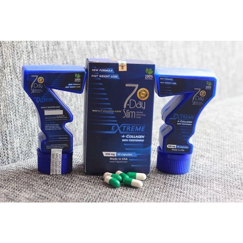 Viên uống giảm cân 7 Day slim 30v ( Mỹ)