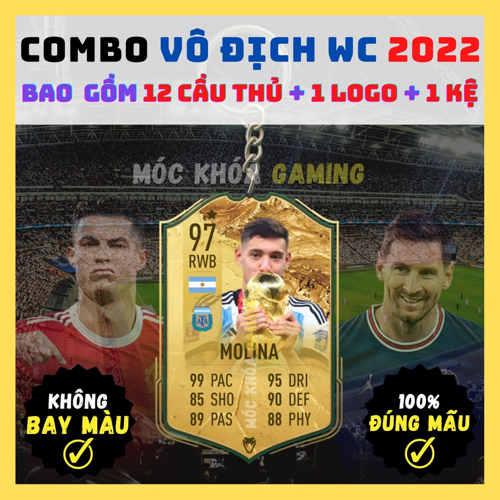 Móc Khóa Nhà Vô Địch WC 2022