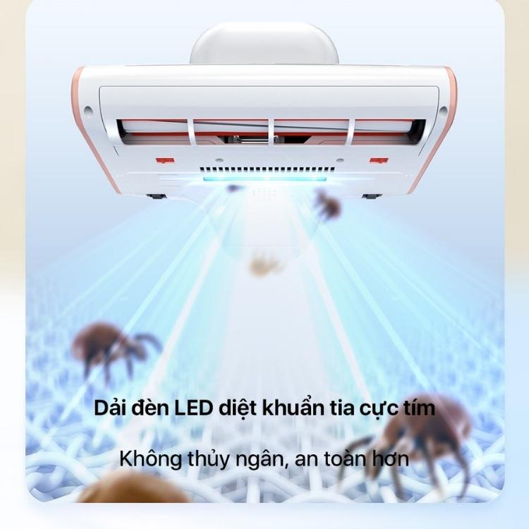 Máy Hút Bụi Giường Nệm Diệt Khuẩn UV UWANT M300 - Lực hút mạnh 13KPa - màn hình LED thông minh