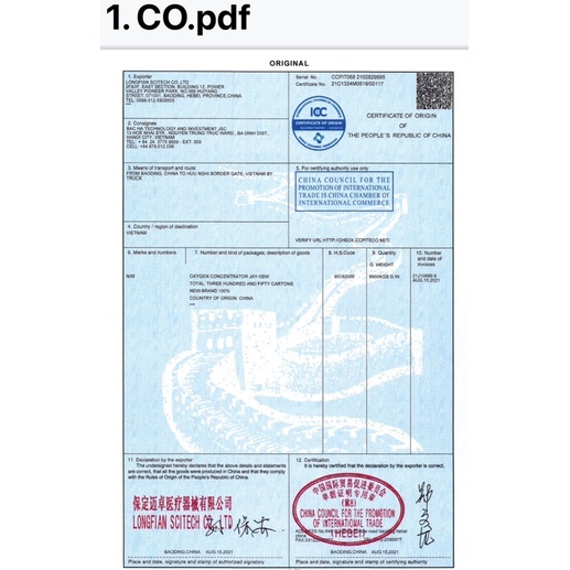 CHO THUÊ MÁY TẠO OXY LONGFIAN 10 LÍT