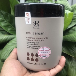 Dầu Hấp Dưỡng Ẩm , Phục Hồi , Mềm Mượt Argan RR Line ARGAN STAR 1000ml  (2026)