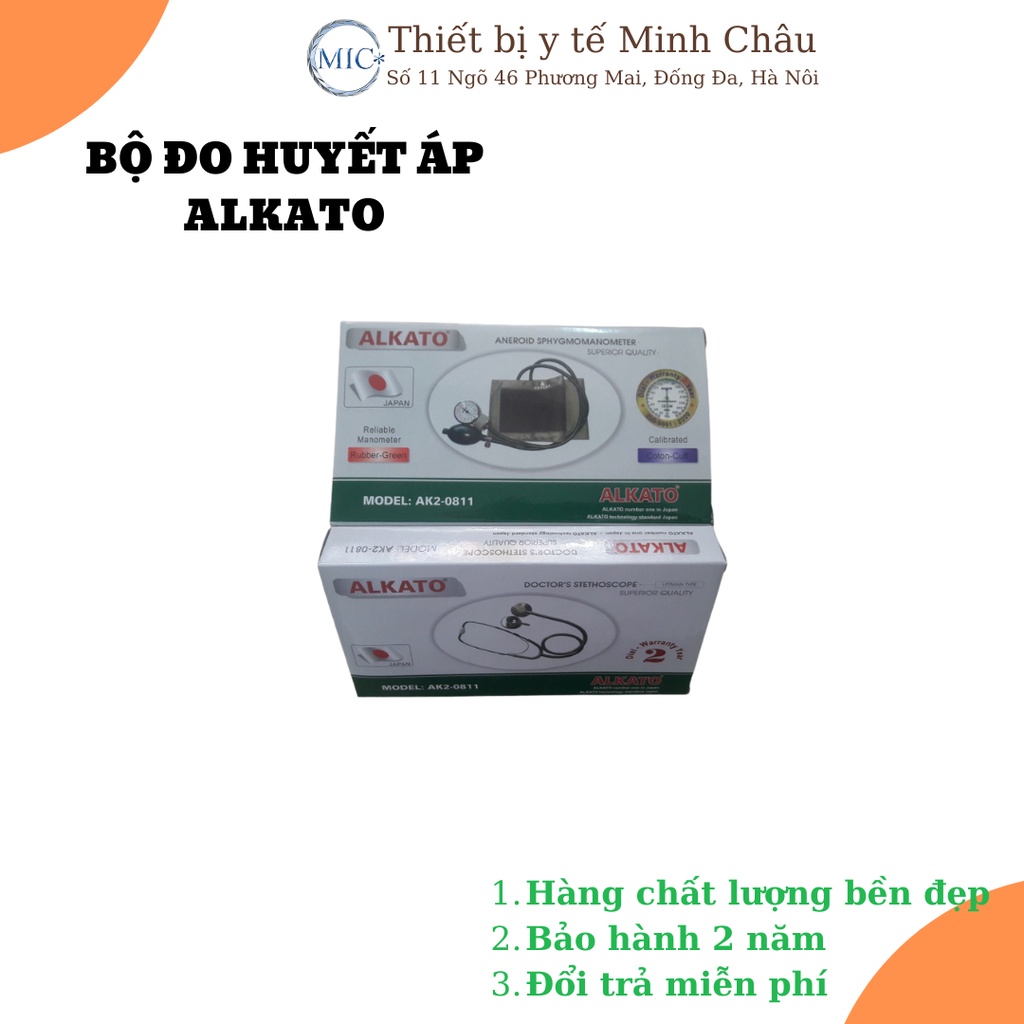 Ống nghe y tế Alkato từ Nhật Bản, nghe được 2 mặt cho bác sĩ nghe nhịp tim mạch