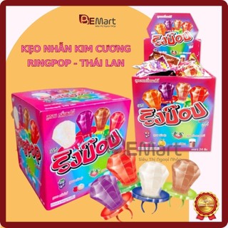 #kẹo nhẫn kim cương ring pop thái lan