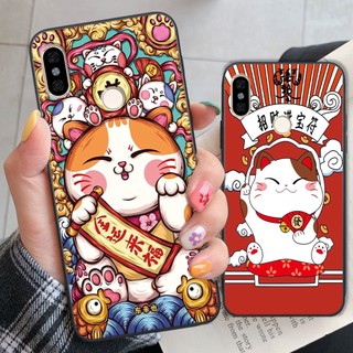 Ốp Xiaomi Mi A2 mèo thần tài rước tài lộc năm mão, nhiều may mắn, bình an