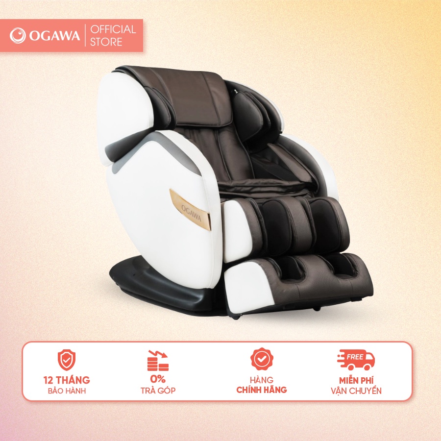 Ghế massage toàn thân OGAWA Smart Vogue Prime Massage Chair - Trục SL Track, túi khí massage toàn thân