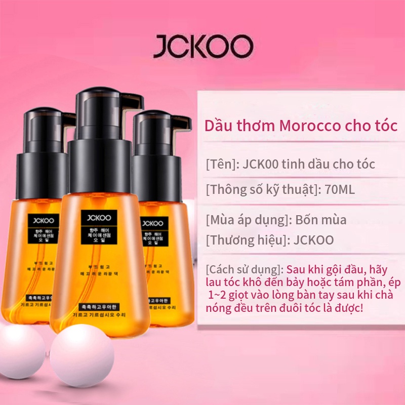 Tinh dầu dưỡng tóc JCKOO dưỡng tóc 70ml Serum Phục hồi Tóc uốn, nhuộm, tóc hư tổn khô xơ giữ nếp, mượt tóc