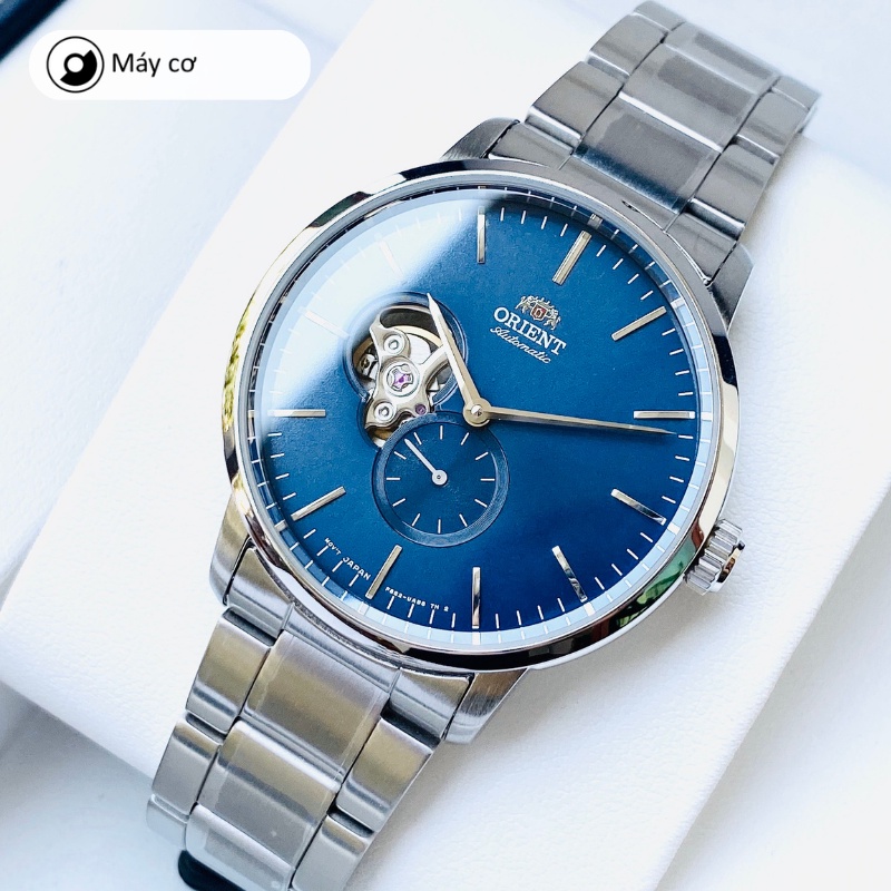 Đồng hồ nam Orient Classic Watch RA-AR010 máy lộ cơ automatic mặt kính cường lực chống nước dây thép đeo tay chính hãng