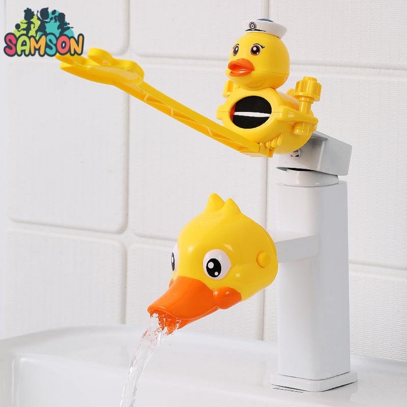 Đầu nối dài vòi nước hình động vật ngộ nghĩnh, đầu nối vòi nước hình con vịt, con voi tiện dụng cho trẻ em