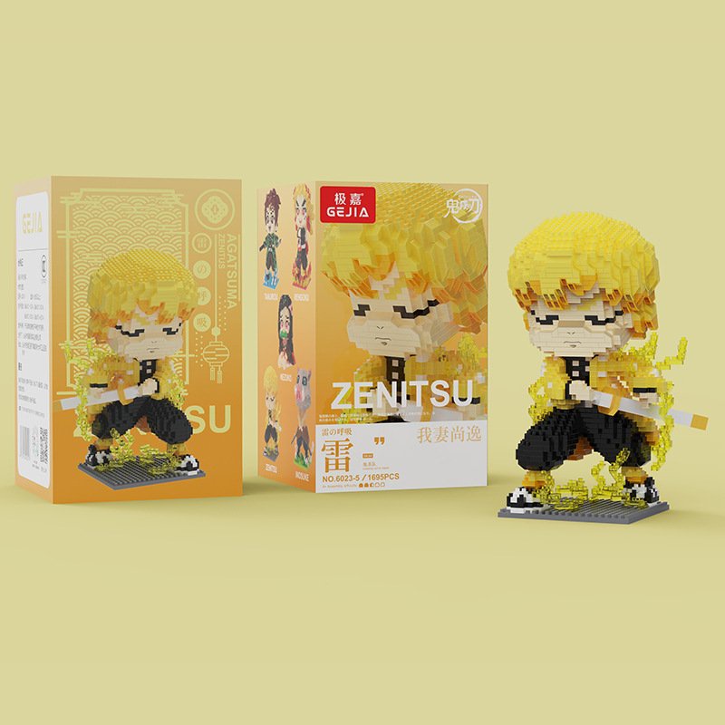 Mô hình lắp ráp Thanh Gươm Diệt Quỷ - Kimetsu no Yaiba 2500 mảnh ghép Hãng Gejia