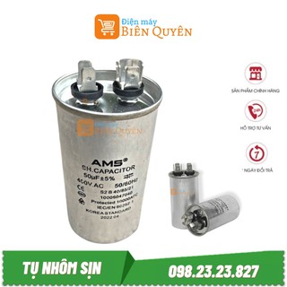 Tụ nhôm AMS chân cắm | Tụ 50UF hàng chính hãng nhập khẩu