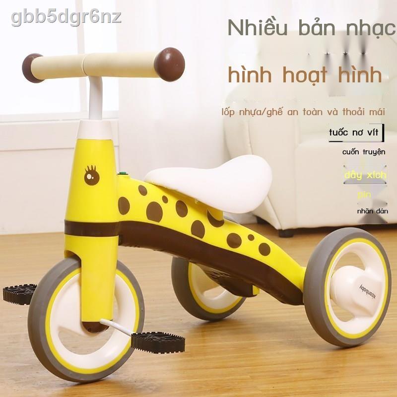 Xe ba bánh trẻ em 1-3 tuổi nhẹ xe đẩy nhạc xe đạp cho bé 2 hai tuần xe đẩy trẻ em