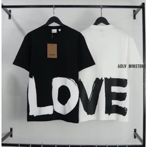 Áo Thun Burberry Nữ LOVE,Áo Thun Burberry Nam LOVE Phong Cách Luxury ,Áo Buberry LOVE HoT