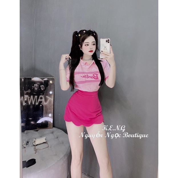 Set Áo Len Cộc+ Cv Sóng