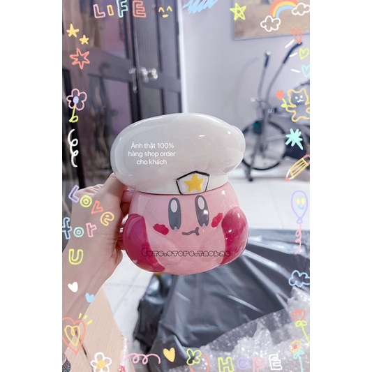 LY SỨ KIRBY SIÊU XINH LÀM QUÀ TẶNG DỄ THƯƠNG