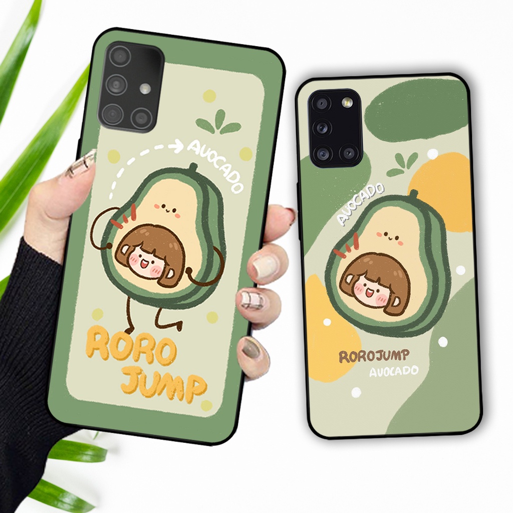Ốp lưng Samsung A31 / A51 / A71 / M51 in hình rorojump trái bơ, lucky duck cute dễ thương