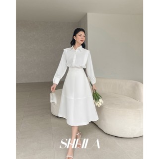 Chân váy chữ a dáng dài