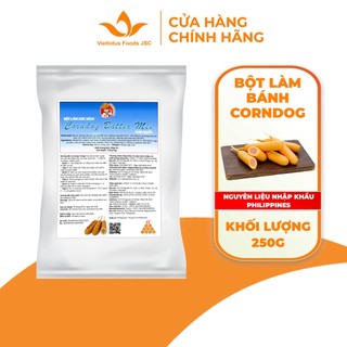 Bột Corndog batter mix - 250g/ túi - Bột làm corndog/ hotdog Hàn Quốc