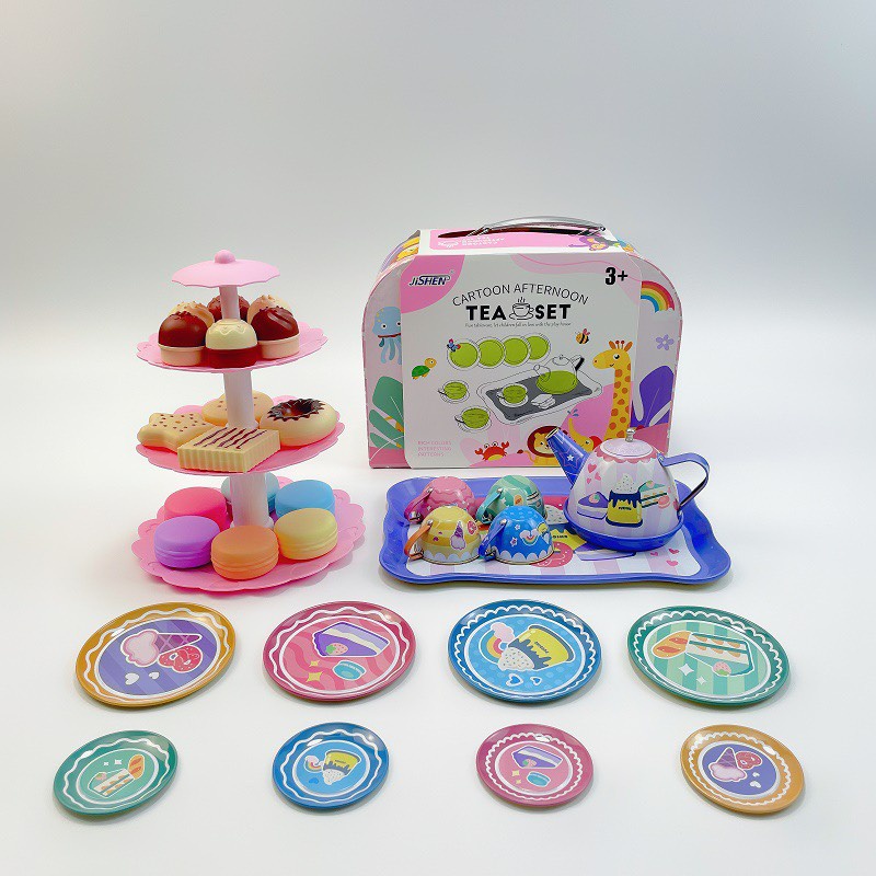 Set tiệc trà kim loại cao cấp cho bé yêu