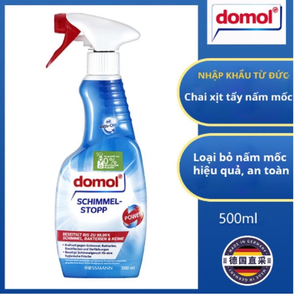Dung dịch tẩy nấm mốc Domol diệt khuẩn 99,9% 500ml