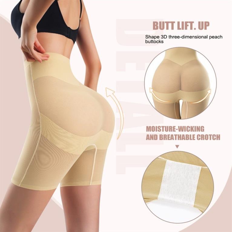 Quần Gen Bụng Định Hình Đa Năng Thế Hệ Mới Chất Su Lưới 3D Chống Cuộn Softie 0024