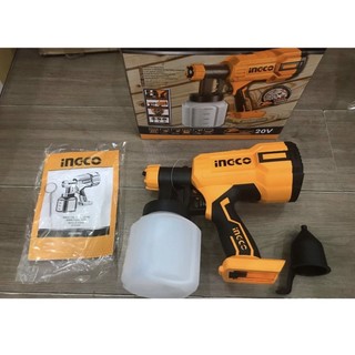 Máy phun sơn dùng pin 20V INGCO CSGLI2001 ( không kèm pin và sạc )