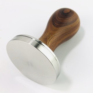 Tamper nén cà phê Inox 304 cán gỗ size 51/53/58
