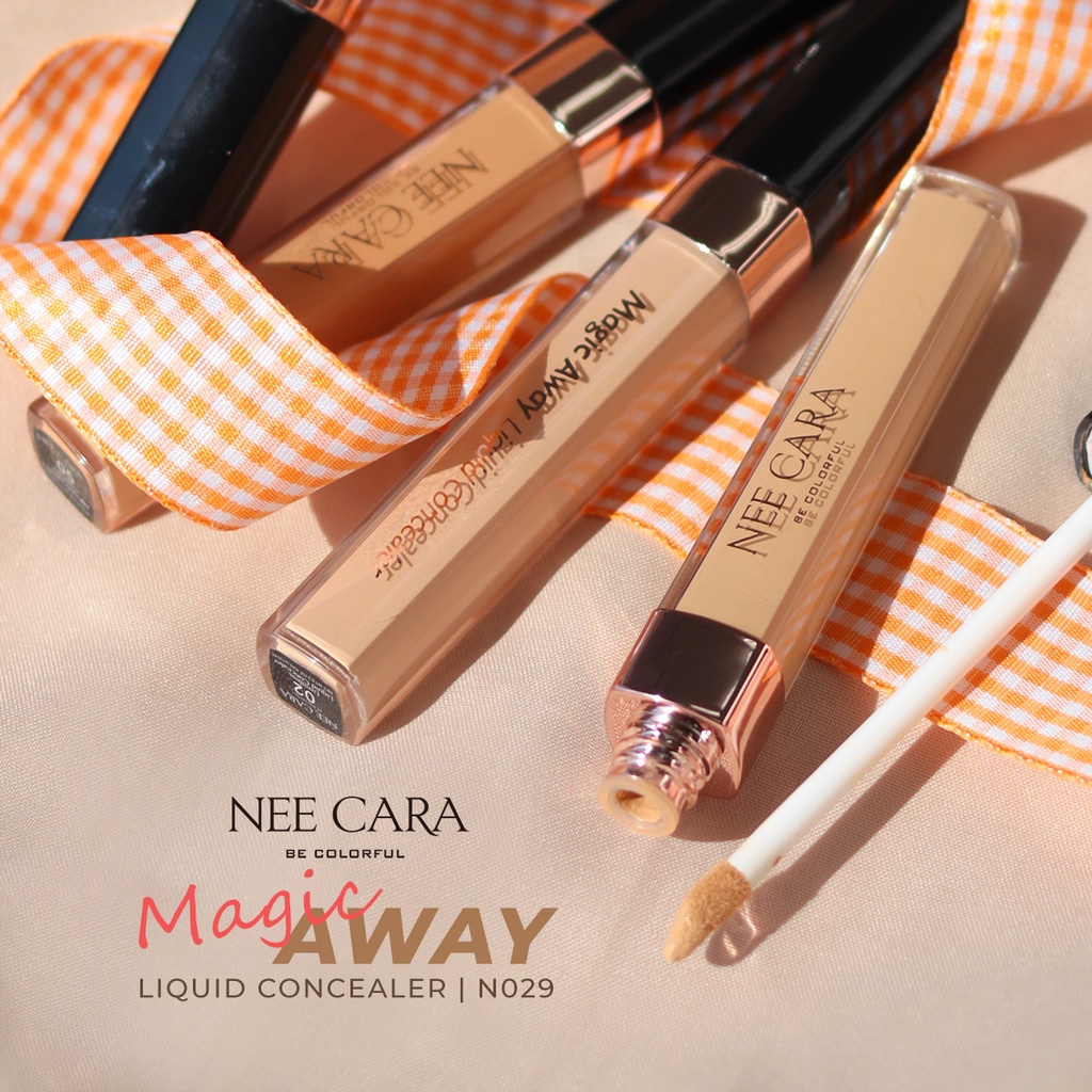 Kem Che Khuyết Điểm Nee Cara Dạng Lỏng Che Phủ Tốt Magic Away Liquid Concealer N029