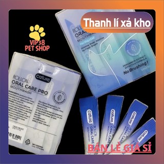 Mảng bám răng khử mùi hôi miệng chó mèo - cature rollon