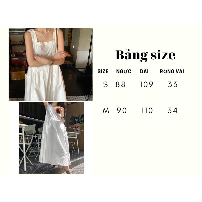 Váy babydoll 2 dây bản to chất thô cực xinh