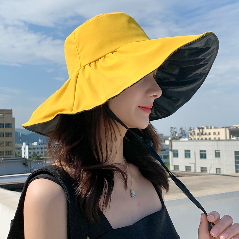 Nón Tai Bèo Vành Rộng Chống Tia UV Thời Trang Mùa Hè Nhật Bản Dành Cho Nữ