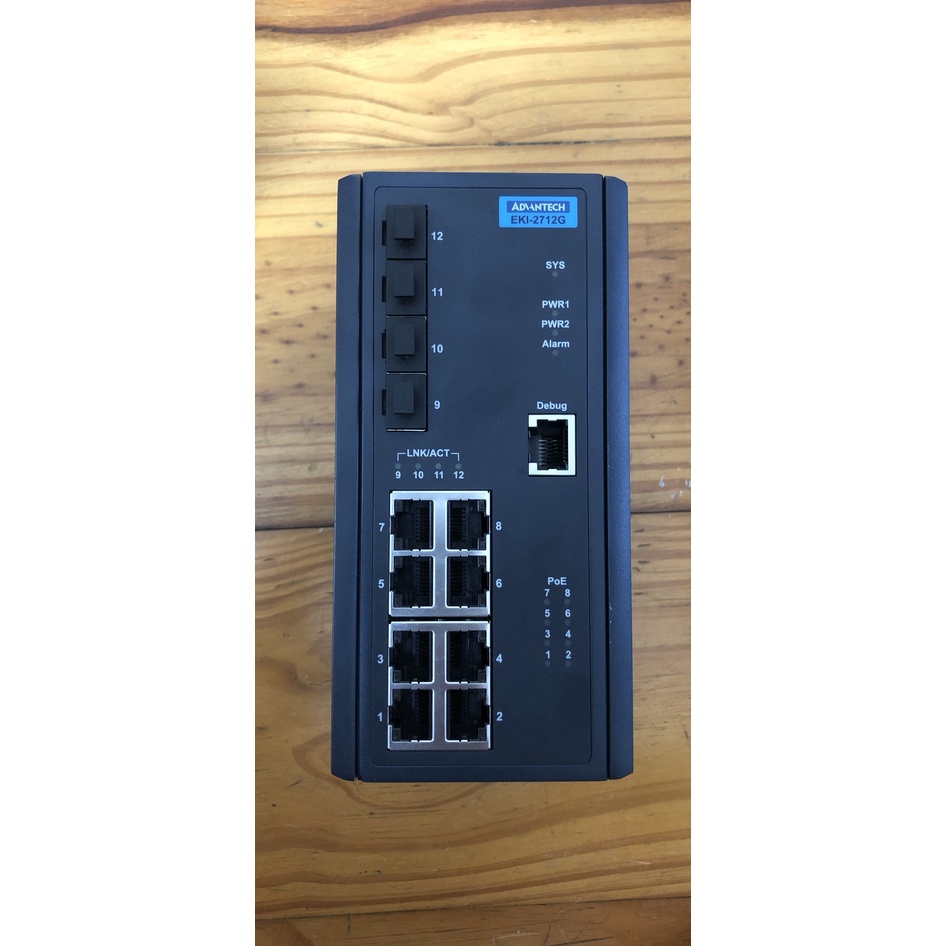 Switch Advantech Eki 2712G  mới 99.99% đã test