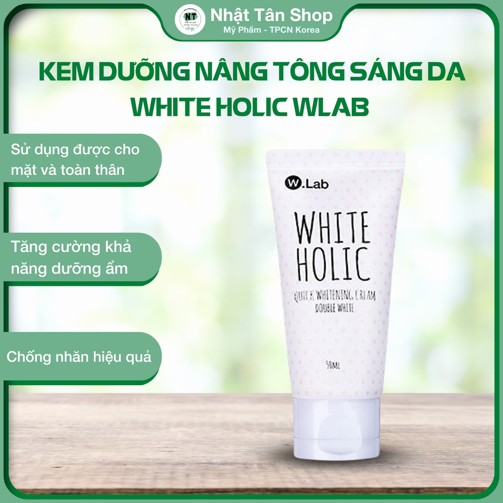 Kem dưỡng nâng tông, sáng da White Holic Wlab mẫu mới 100ml